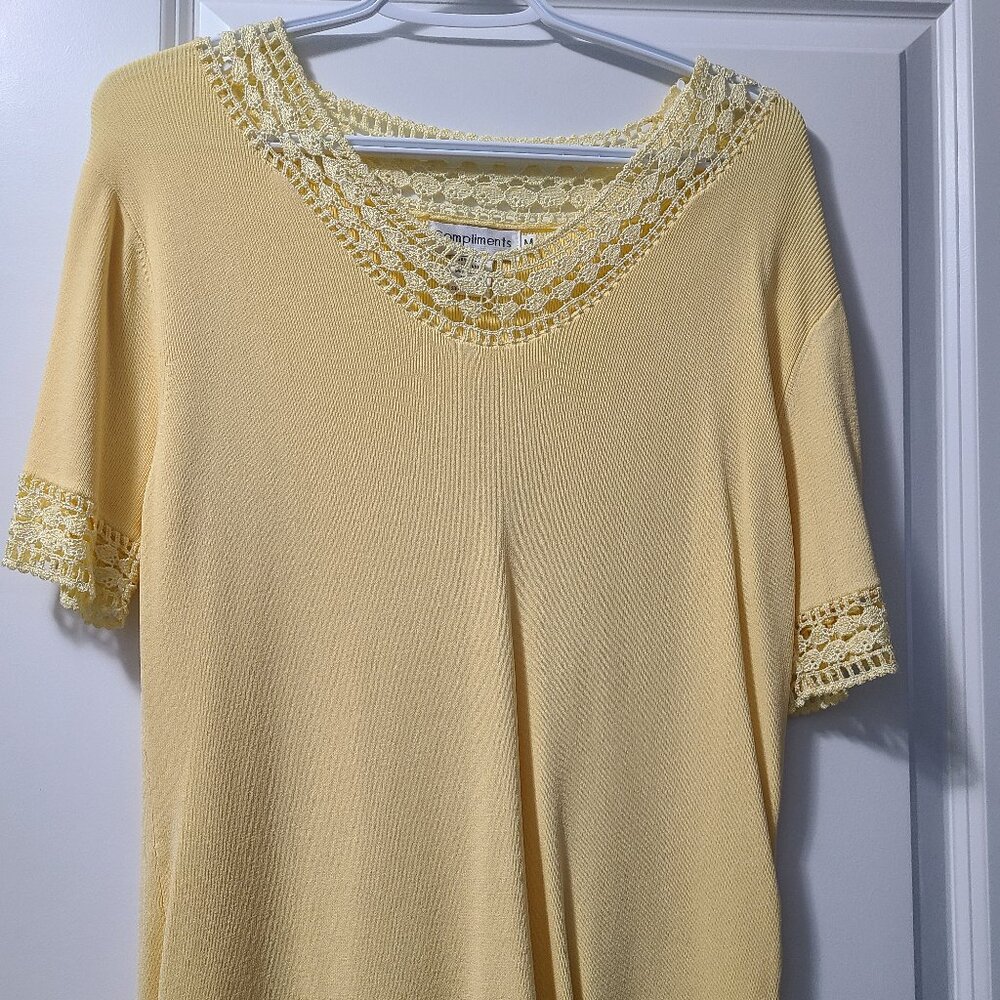 Compliments Yellow Blouse